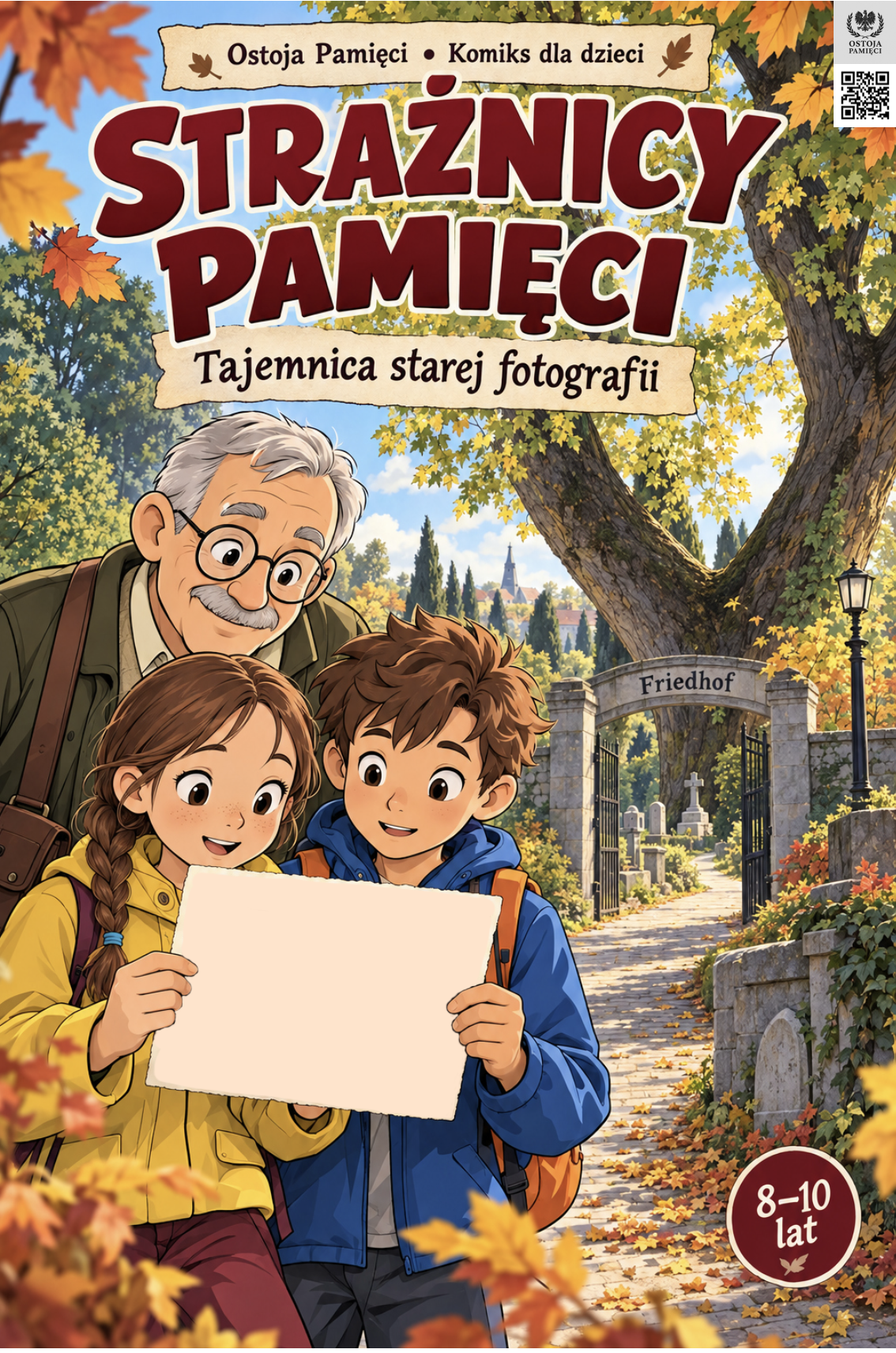 Okładka komiksu Strażnicy pamięci – Tajemnica starej fotografii